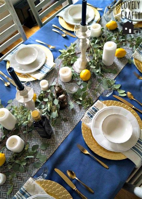 Desert created by niknaks sweetest treats. Greek Inspired Dinner Party | Dinner party table settings ...