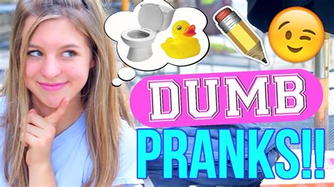 Diy Dumb Pranks For Back To School How To Prank Your Friends At School Youtube