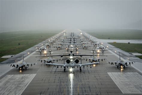 Photos Osan ‘mammoth Walk Mobilizes More Than 50 Aircraft