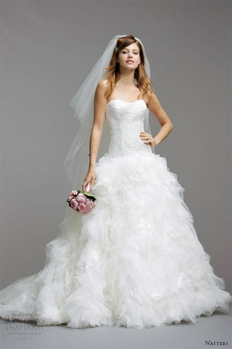 The designer duo started making their own mark in. Watters Brides Spring 2014 Wedding Dresses | Wedding ...