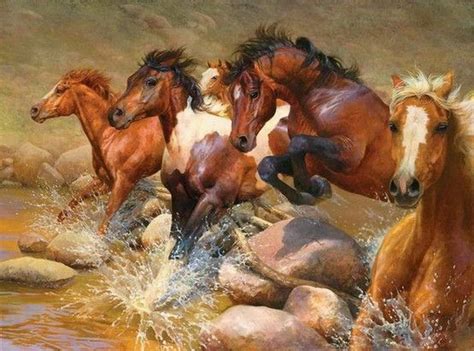 El que adivine la mayoría de los animales y pueda a los. Resultado de imagen para estampida de caballos salvajes