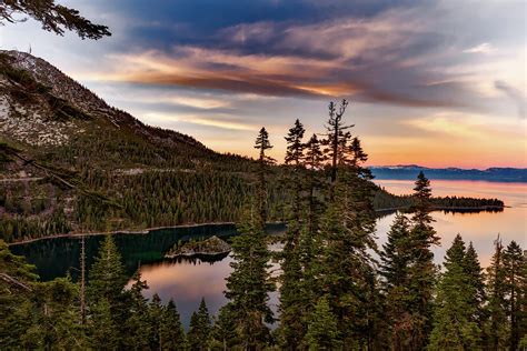 Emerald Bay At Sunset Lake Tahoe Photograph By Mountain Dreams Fine