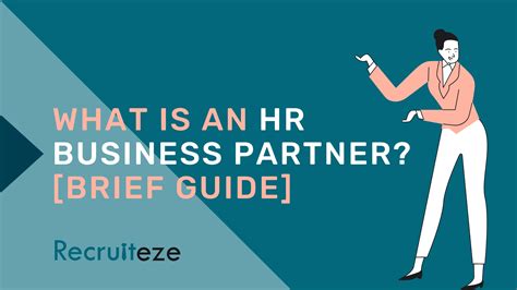 What Is An Hr Business Partner Brief Guide Recruiteze