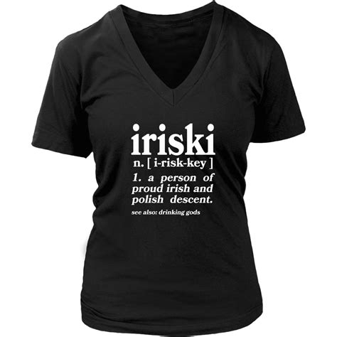 Half Irish Half Polish Dna Definition Cool Shirts Cancer Fighter Women