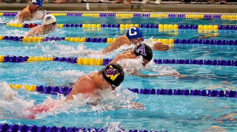 Mens Swimming And Diving Sets Five New School Records At Nescac