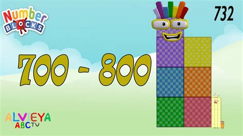 Count 700 800 With Numberblocks Fun Way To Counting Numbers Youtube