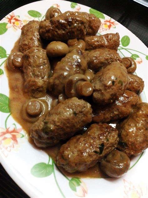 Boulettes De Viande Aux Champignons Cuisine Alg Rienne Boulettes De