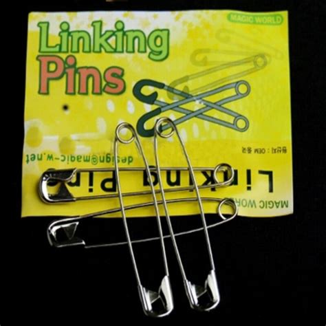 Free Shipping Linking Pins Magic Pins Magic Tricks Props In Magic