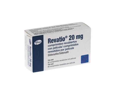 Revatio 20 Mg Comprimidos Recubiertos Con Pelicula 90 Comprimidos