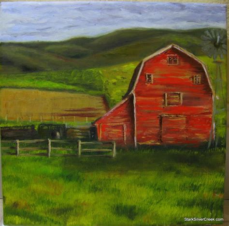My Third Painting Constructing The Red Barn And The Secrets Of