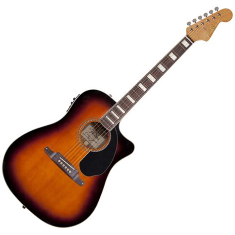 Fender Kingman Sce Cutaway Electro Acoustic Guitar Sunburst Gear4music