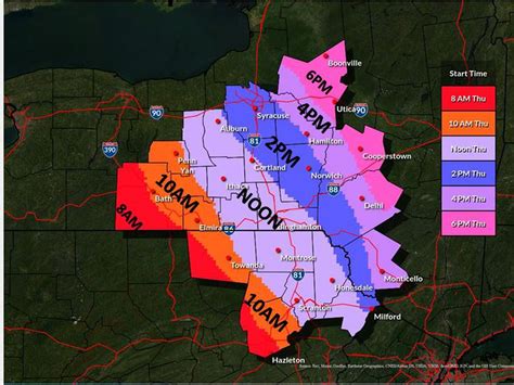 ‘significant Winter Storm Bears Down On Upstate Ny A Foot Or More Of