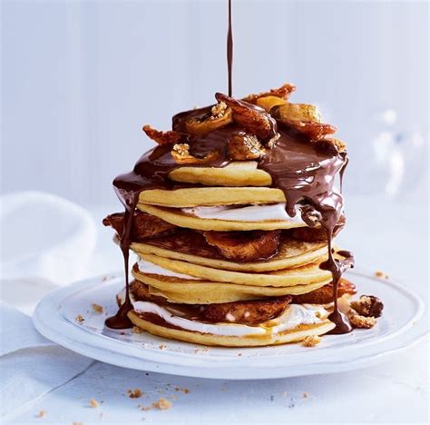 Chocolate And Hazelnut Pancake Cake Recipe Delicious Magazine