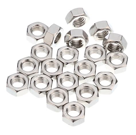 100pcs M8 Nuts A2 Stainless Steel Hex Nuts To Fit Our Bolts And Screws