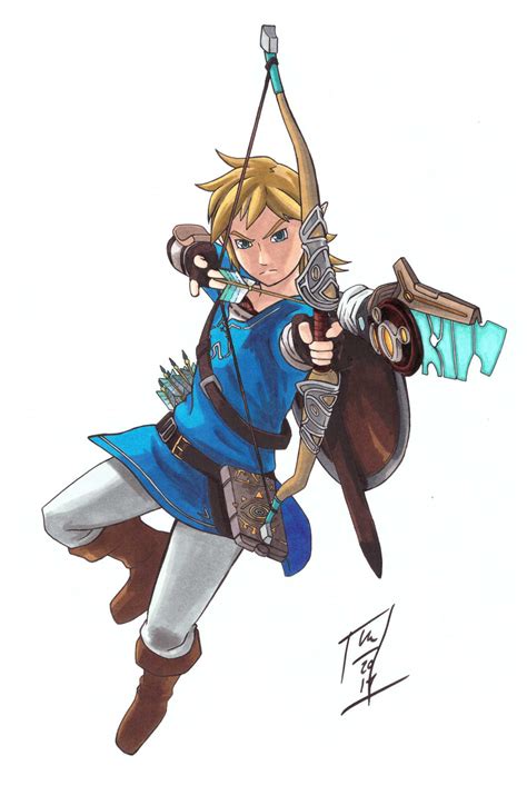 Link Legend Of Zelda Breath Of The Wild By Akiryuu62 On Deviantart B85