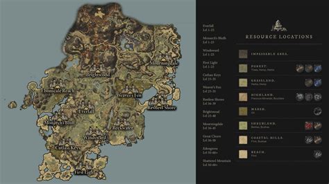 New World Game Maps