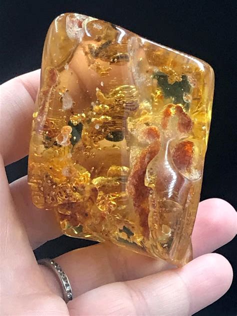 Amber Fossil Natural Decor Collectible Specimen