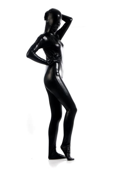 2020 plus size s xxl shiny metallic zentai catsuit stylish full body suit high elasticity wet