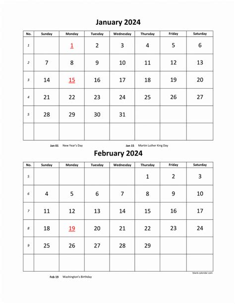 Free Printable Calendar 2024 2 Month Per Page Molly Therese