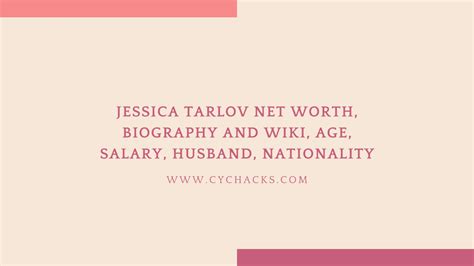 Jessica Tarlov Net Worth Biography And Wiki Age Salary Husband