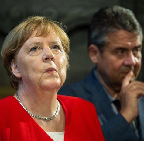 Sigmar Gabriel Schlägt Angela Merkel Als Eu Kommissionspräsidentin Vor
