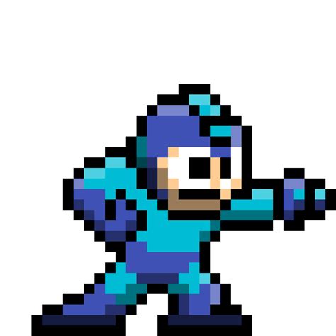 Pixilart 8 Bit Mega Man By Kiddlekai