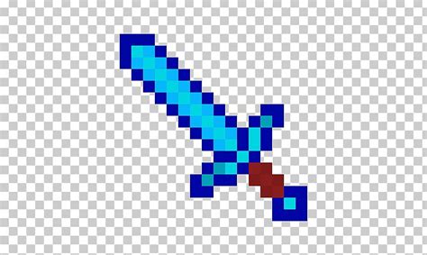 Minecraft Clipart Blue Sword Minecraft Blue Sword Transparent Free For