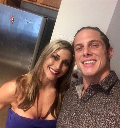 wwe nxt superstar matt riddle with his wife lisa rennie riddle heading out for a rare date night