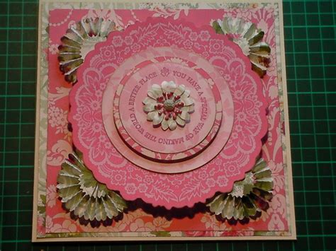 55 Cardmaking Tutorial Anna Griffin Nifty Layers Fancy Doily Card