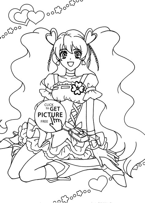 Easy Anime Coloring Pages For Kids Coloring Page Blog