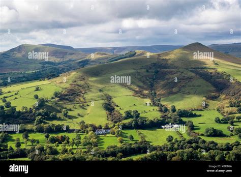 Derbyshire Landscape Lose Hill And The Great Ridge In Autumn