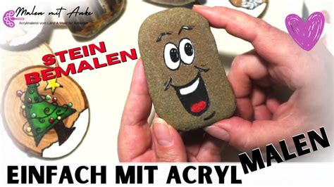 Rock Painting Smiley Faces · Stone Painting Diy Stone Art Gesicht