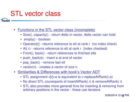 Ppt Chapter 6 Vectors Lists And Sequences Powerpoint Presentation