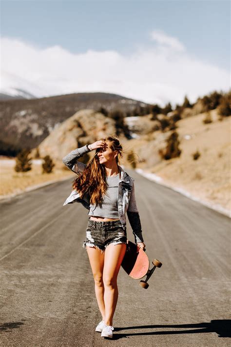 guanella pass skateboarding photoshoot with memory colorado adventures skater girl outfits