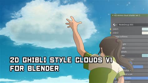 Shadertutorial Ghibli Anime Style Clouds For Blender Youtube