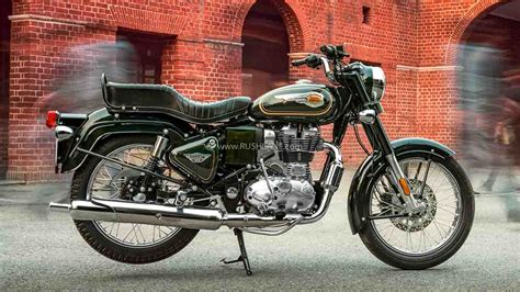 Classic 350 is available in three different variants: Royal Enfield Bullet 350 Forest Green Colour Option Re ...