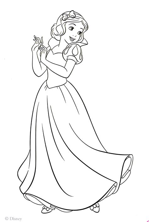 Snow White Printable Coloring Pages