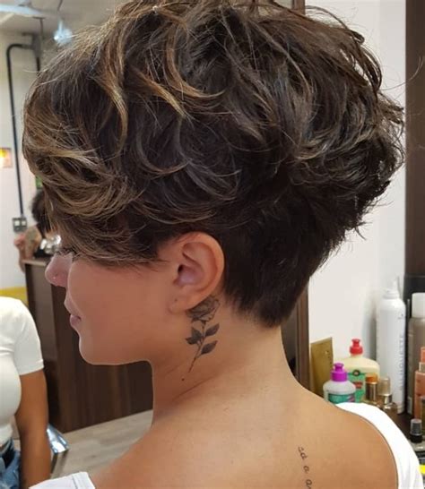 50 thick curly hair pixie cut before and after pics