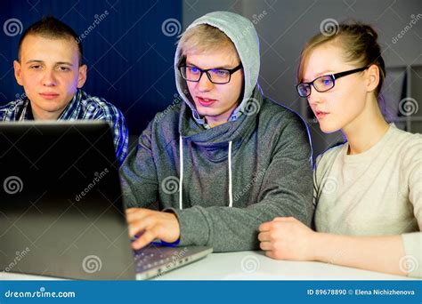 Team Of Hackers Stock Photo Image Of Corporate Coding 89678890