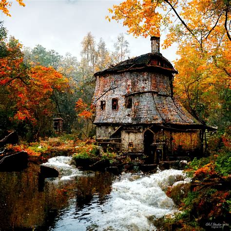 Artstation The Old Water Mill