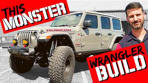 The Makings Of A Monster Custom Jeep Wrangler Jl Build Youtube