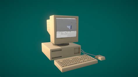 Old Stylised Computer Download Free 3d Model By Aliendev B576681