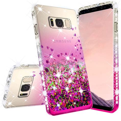 Samsung Galaxy S9 Plus Case W Temper Glass Screen Protector Liquid