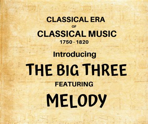 Music of the Classical Era - Important Characteristics - A Music Mom