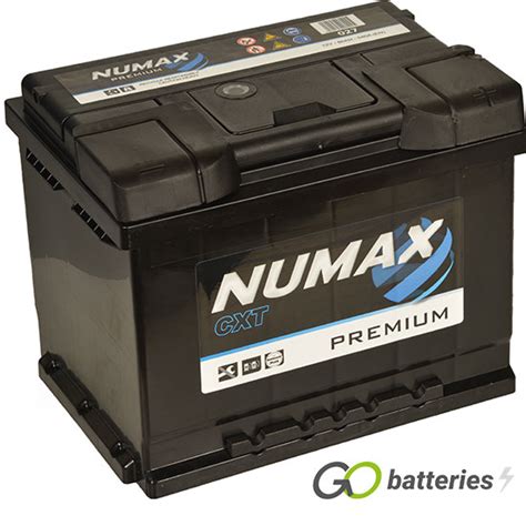 027 Numax Premium Car Battery 12v 60ah Gobatteries