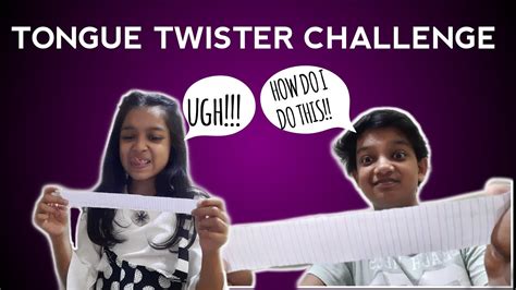 Tongue Twister Challenge Funny Challenge The Arman And Mily Show