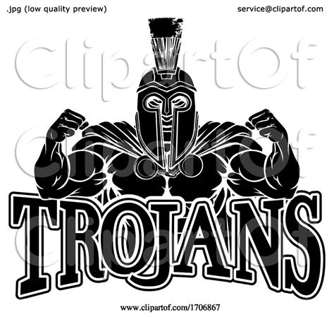 Spartan Trojan Sports Mascot By Atstockillustration 1706867