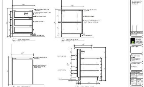 Casework Detail With Images Millwork Details Drawing