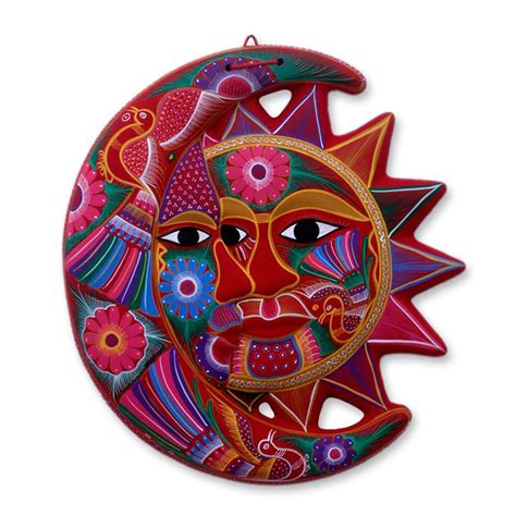 Mexican Folk Art Sun And Moon Gestuqz