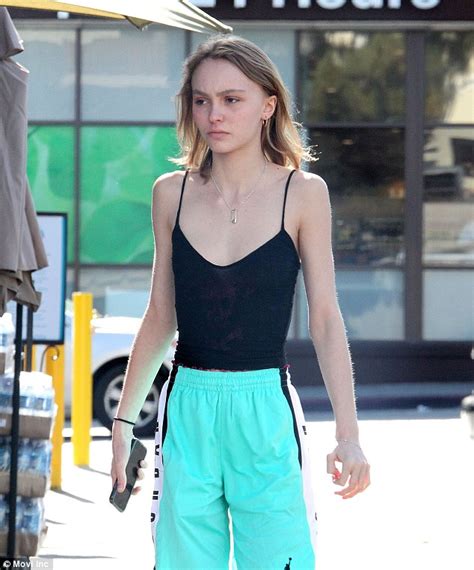 Lily Rose Depps Bodyguard Doubles As Her Porter As She Shops At The